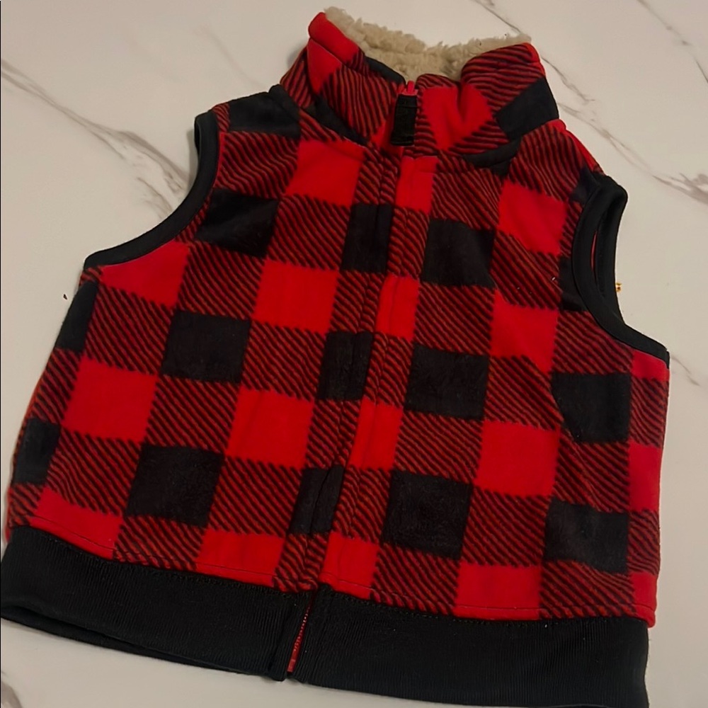 Carters Red baby vest